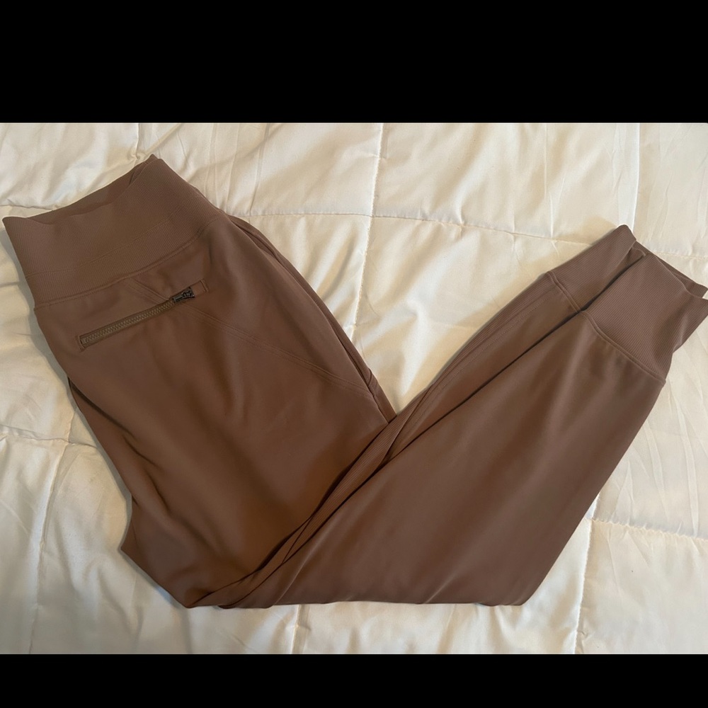 Athleta brown stretch soft joggers